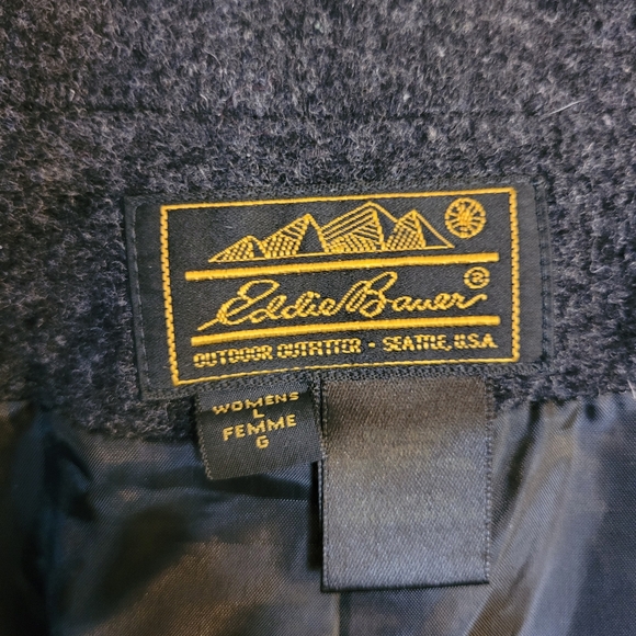 LAST CHANCE Vintage Eddie Bauer 100% Wool Women's Blazer Size Large - Picture 8 of 15